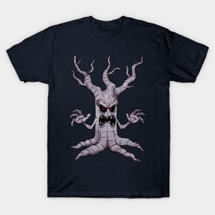 Creepy Halloween Tree T-Shirt